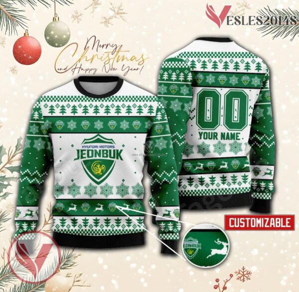 Jeonbuk Custom Ugly Christmas Sweater, Unique Gift For Fans - Vesles2014s