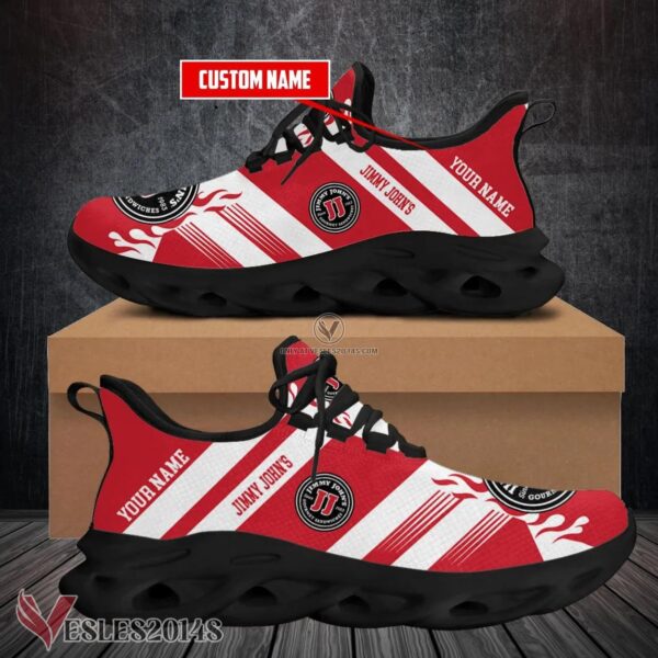 Jimmy John's Logo Custom Shoes, Best Running Shoes For Fans - Vesles2014S