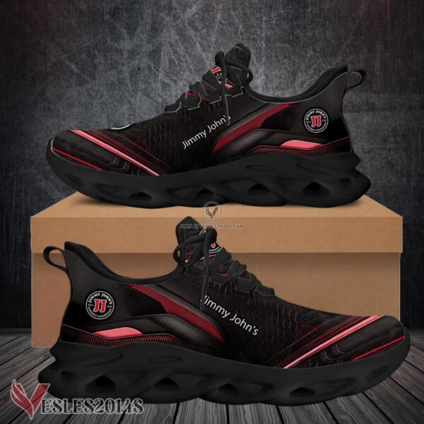 Jimmy John's Logo Custom Shoes Style 1, Best Running Shoes For Fans - Vesles2014S