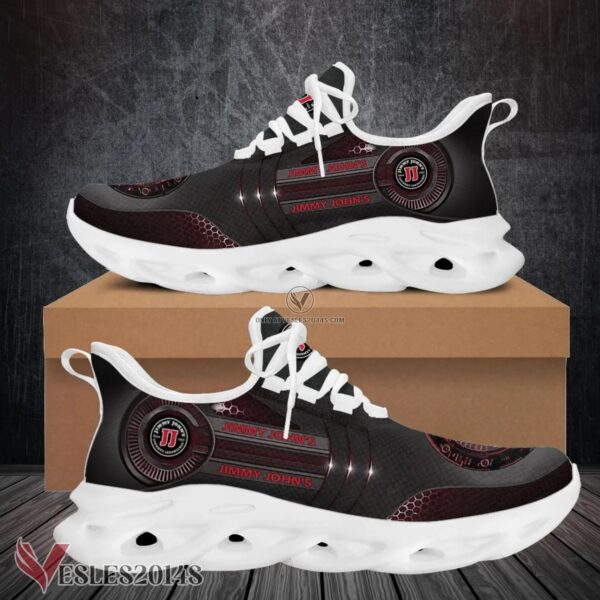 Jimmy John's Logo Custom Shoes Style 10, Best Running Shoes For Fans - Vesles2014S 1