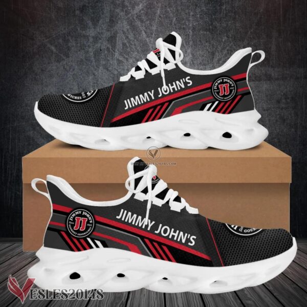 Jimmy John's Logo Custom Shoes Style 12, Best Running Shoes For Fans - Vesles2014S 1