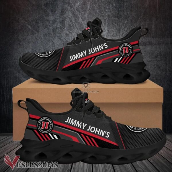 Jimmy John's Logo Custom Shoes Style 12, Best Running Shoes For Fans - Vesles2014S