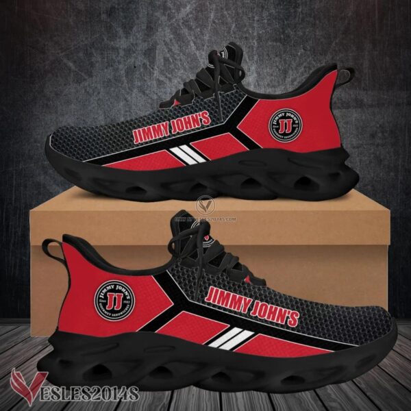 Jimmy John's Logo Custom Shoes Style 15, Best Running Shoes For Fans - Vesles2014S