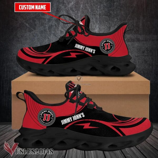 Jimmy John's Logo Custom Shoes Style 17, Best Running Shoes For Fans - Vesles2014S