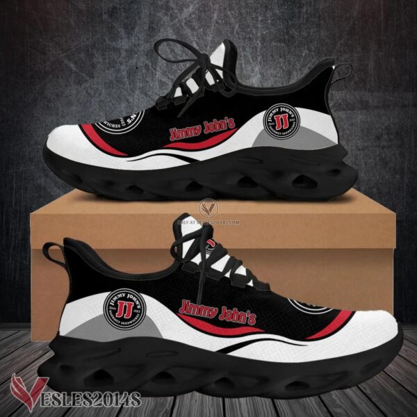 Jimmy John's Logo Custom Shoes Style 18, Best Running Shoes For Fans - Vesles2014S