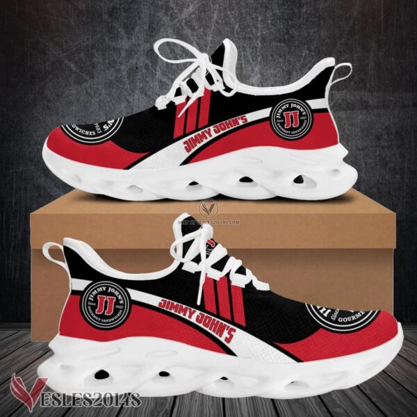 Jimmy John's Logo Custom Shoes Style 20, Best Running Shoes For Fans - Vesles2014S 1