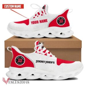 Jimmy John's Logo Custom Shoes Style 25, Best Running Shoes For Fans - Vesles2014S