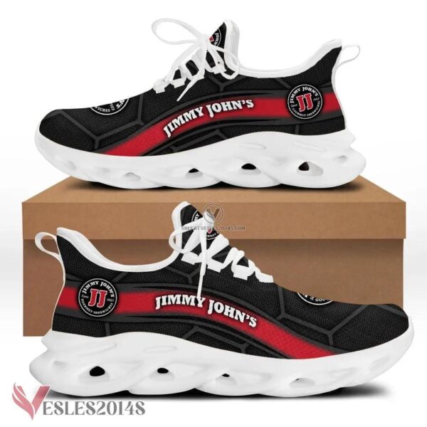 Jimmy John's Logo Custom Shoes Style 26, Best Running Shoes For Fans - Vesles2014S