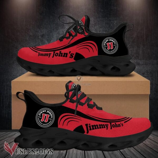 Jimmy John's Logo Custom Shoes Style 29, Best Running Shoes For Fans - Vesles2014S