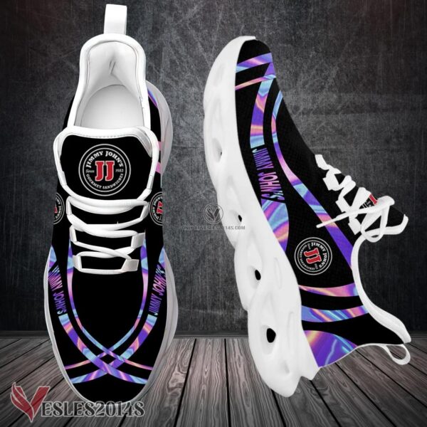 Jimmy John's Logo Custom Shoes Style 3, Best Running Shoes For Fans - Vesles2014S 1