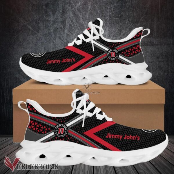 Jimmy John's Logo Custom Shoes Style 4, Best Running Shoes For Fans - Vesles2014S 1