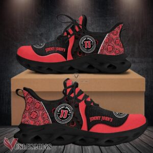Jimmy John's Sneaker Logo Custom Shoes, Best Running Shoes For Fans - Vesles2014S
