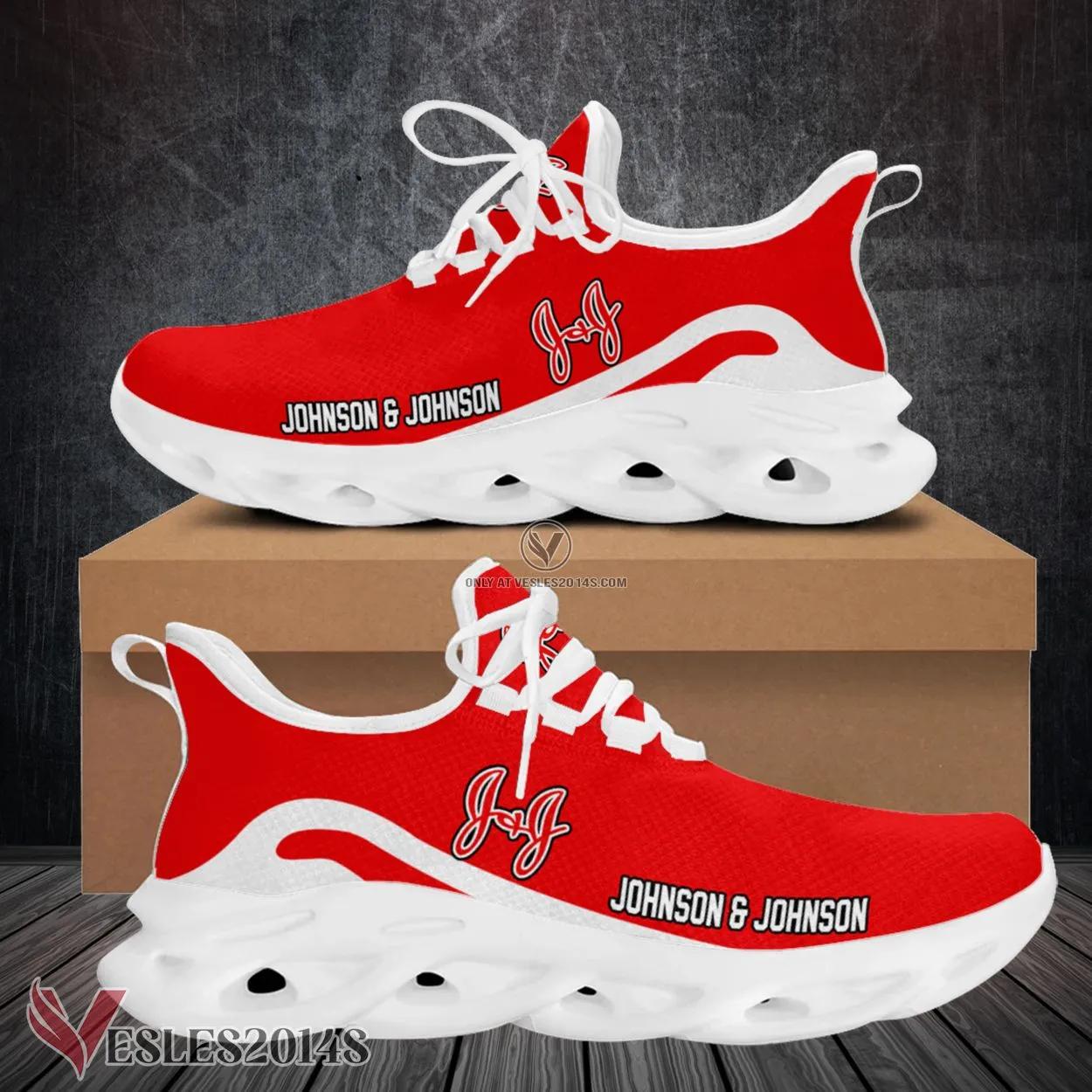 Johnson & Johnson Logo Custom Shoes, Best Running Shoes For Fans - Vesles2014S 1