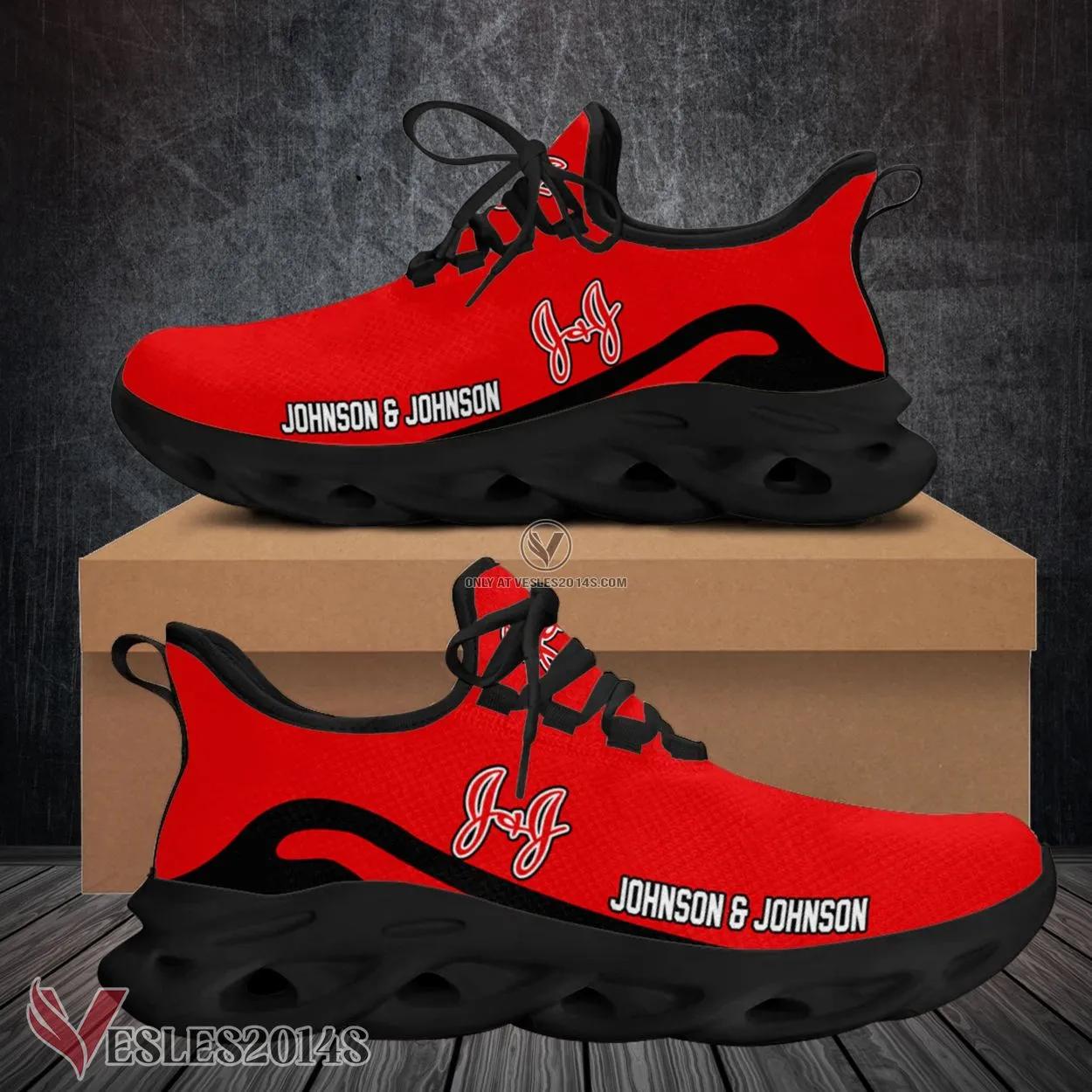 Johnson & Johnson Logo Custom Shoes, Best Running Shoes For Fans - Vesles2014S