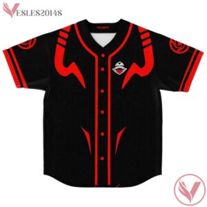 Jujustsu Kaisen Red Black Rave baseball jersey - Vesles2014s 1