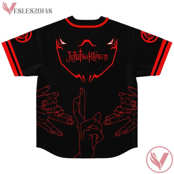 Jujustsu Kaisen Red Black Rave baseball jersey - Vesles2014s 2
