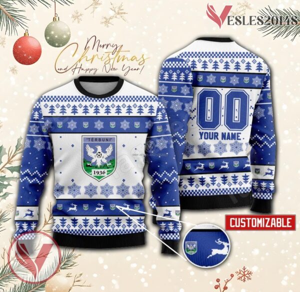 KF Tërbuni Pukë Custom Ugly Christmas Sweater, Unique Gift For Fans - Vesles2014s