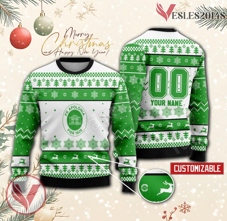 KS Apolonia Custom Ugly Christmas Sweater, Unique Gift For Fans - Vesles2014s