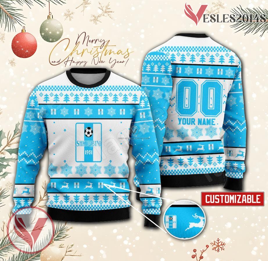 KS Shkumbini Custom Ugly Christmas Sweater, Unique Gift For Fans - Vesles2014s