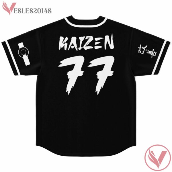Kaizen Black Baseball Jersey - Vesles2014s 1