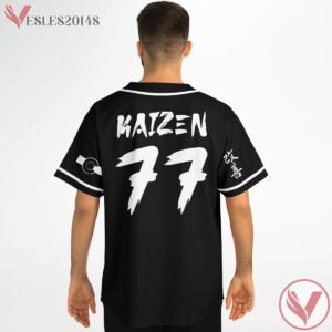 Kaizen Black Baseball Jersey - Vesles2014s 2