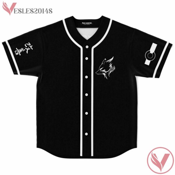 Kaizen Black Baseball Jersey - Vesles2014s