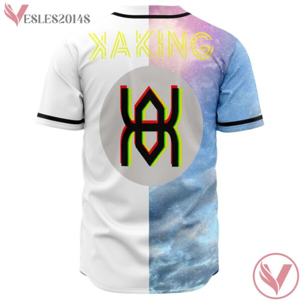 Kaking Custom White Blue Split Jersey - Vesles2014s 1
