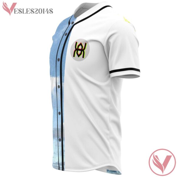 Kaking Custom White Blue Split Jersey - Vesles2014s 2