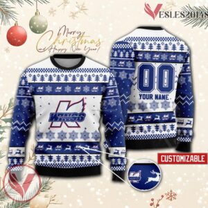 Kalamazoo Wings Hockey Custom Ugly Christmas Sweater, Unique Gift For Fans - Vesles2014s