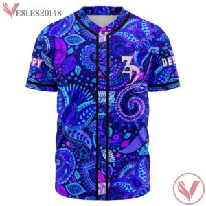 Kaleidoscope Blue Zeds Dead Rave Jersey For EDM Festivals - Vesles2014s