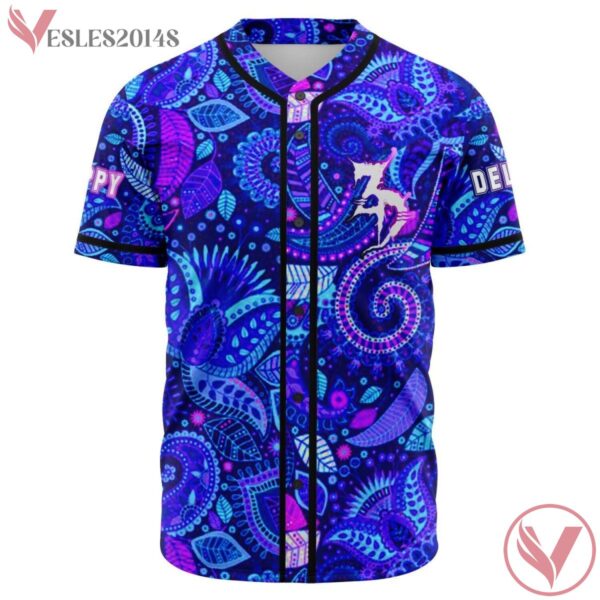Kaleidoscope Blue Zeds Dead Rave Jersey For EDM Festivals - Vesles2014s