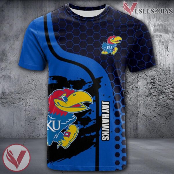 Kansas Jayhawks NCAA Custom Shirt, Unique Sport Gifts For Fans - Vesles2014s