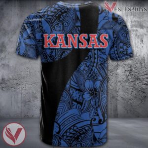 Kansas Jayhawks NCAA Polynesian Pattern Shirt, Unique Gifts For Fans - Vesles2014s 1