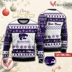 Kansas State University Logo, Ugly Xmas Sweater​