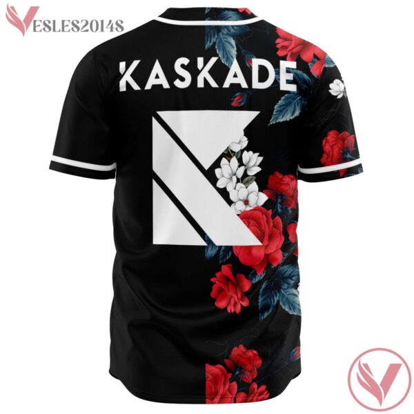 Kaskade Flowery Black Baseball Jersey - Vesles2014s 1