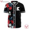 Kaskade Flowery Black Baseball Jersey - Vesles2014s