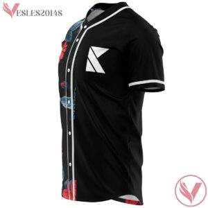 Kaskade Flowery Black Baseball Jersey - Vesles2014s 2