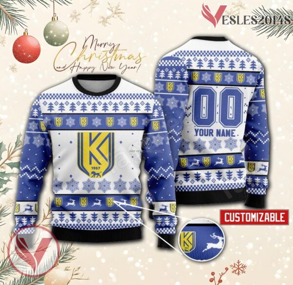 Kazincbarcikai SC Custom Ugly Christmas Sweater, Unique Gift For Fans - Vesles2014s