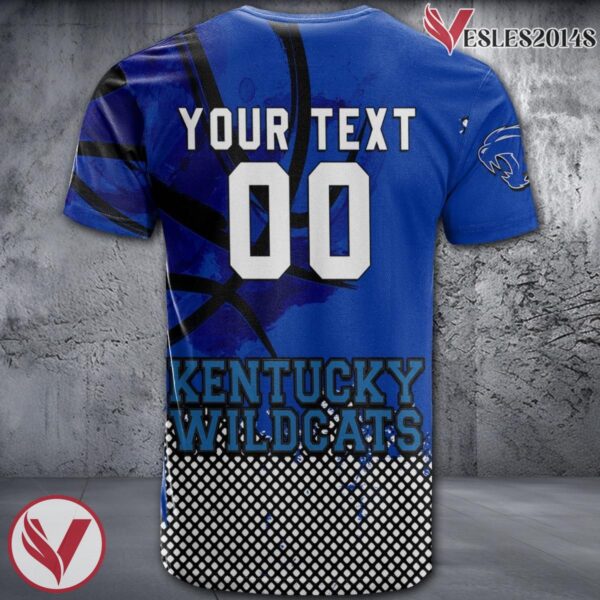 Kentucky Wildcats Basketball Grunge Pattern Unique Personalized T Shirts - Vesles2014S 1