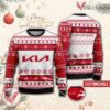 Kia Motors Logo Personalized Ugly Christmas Sweater, Unique Gift For Fans - Vesles2014s