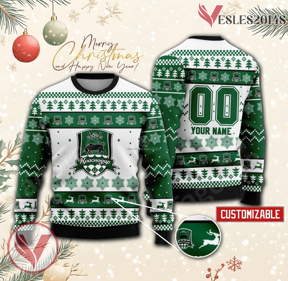 Krasnodar Custom Ugly Christmas Sweater, Unique Gift For Fans - Vesles2014s
