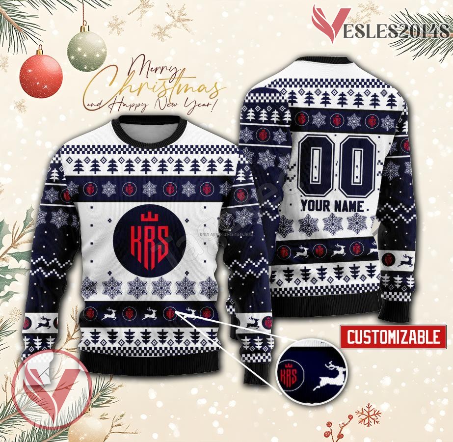 Kristiansand Handball Custom Ugly Christmas Sweater, Unique Gift For Fans - Vesles2014s