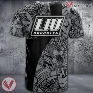 LIU Brooklyn Blackbirds NCAA Polynesian Pattern Shirt, Unique Gifts For Fans - Vesles2014s 1
