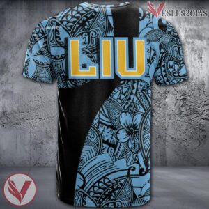 LIU Sharks NCAA Polynesian Pattern Shirt, Unique Gifts For Fans - Vesles2014s 1