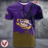 LSU Tigers Basketball Grunge Pattern Unique Personalized T Shirts - Vesles2014S