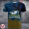 La Salle Explorers Basketball Grunge Pattern Unique Personalized T Shirts - Vesles2014S