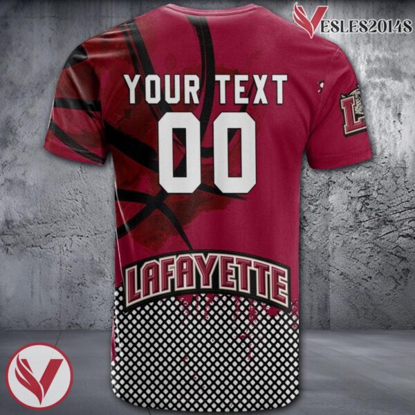Lafayette Leopards Basketball Grunge Pattern Unique Personalized T Shirts - Vesles2014S 1