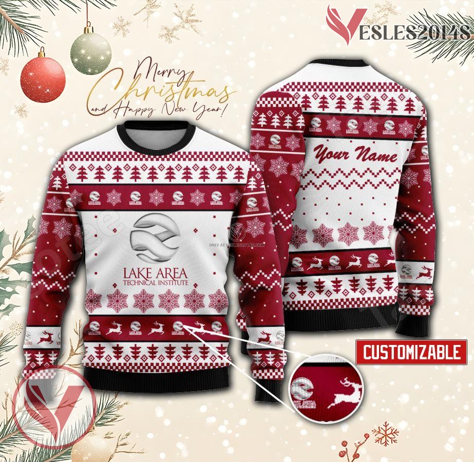 Lake Area Technical Institute Custom Ugly Christmas Sweater, Unique Gift For Fans - Vesles2014s