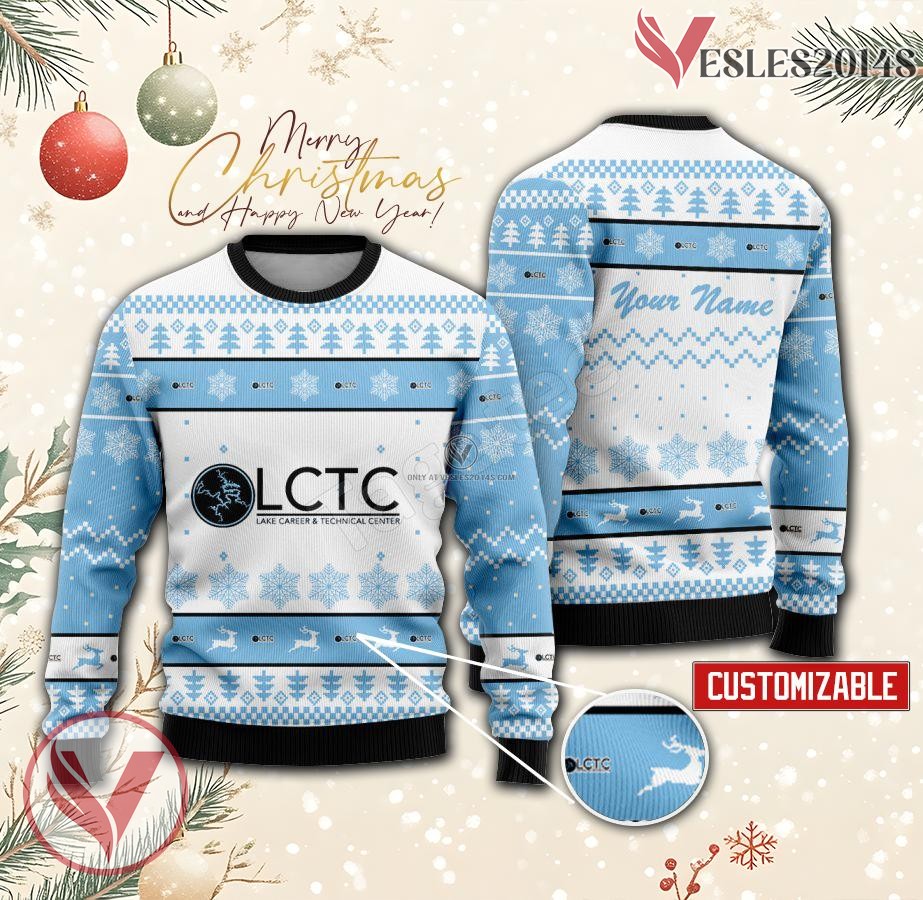 Lake Career and Technical Center Custom Ugly Christmas Sweater, Unique Gift For Fans - Vesles2014s