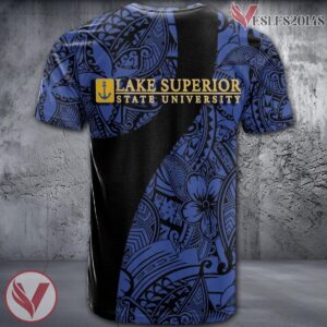 Lake Superior State Lakers NCAA Polynesian Pattern Shirt, Unique Gifts For Fans - Vesles2014s 1